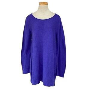 Eileen Fisher Sweater Women's S Small Purple Knit Pullover